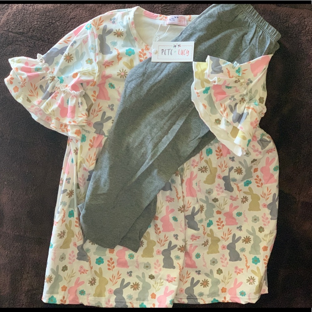 Bunny Silhouette Short Set